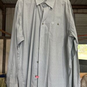 Men's George Straight Gray Patterned Shirt